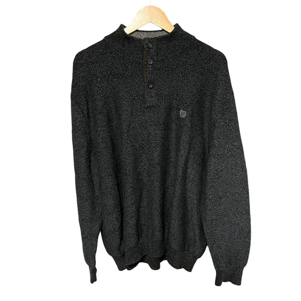 Chap’s men’s plus size‎ 2XB pullover blue/gray sweater